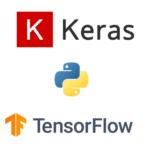 Logos dos frameworks Keras e TensorFlow