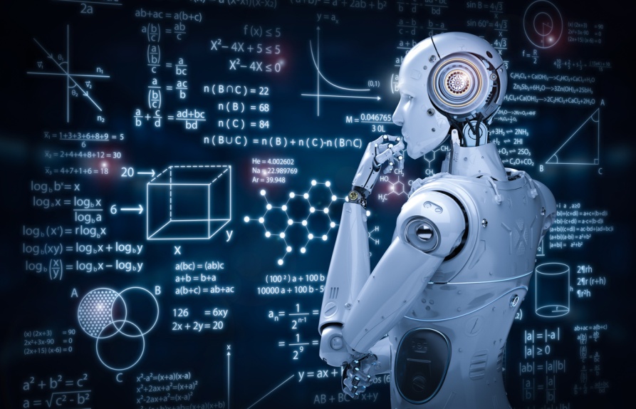 robô IA utilizando matemática